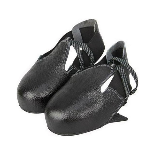Bearachild Tapa protectora de seguridad para zapatos, sitio de construcción, antiperforación, impermeable, Protector de cuero para zapatos, Cadenas y protecciones para puertas de seguridad
