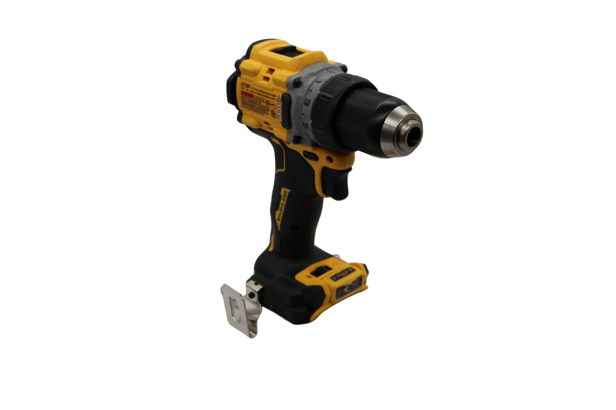 DEWALT 20V MAX XR Brushless Cordless 1/2 in. Drill/Driver Kit - Powerful 1050 UWO, Anti-Rotation Control, 2-Speed, Tool Only (DCD801B) - Battery & Charger Not Included
