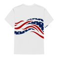 thumbnail image 5 of ADSSDQ Funny 4Th Of July Shirts Festival Tops Women Short Sleeve Independence Day Teacher Tshirts Dressy Casual Tunic Tops For Women 2024 Spring Crew Neck Sweatshirts White S, 5 of 5