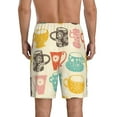 thumbnail image 3 of Daiia Vintage Cup Mens Woven Stretch Pajama Short,Short Pajama Pants-X-Large, 3 of 9