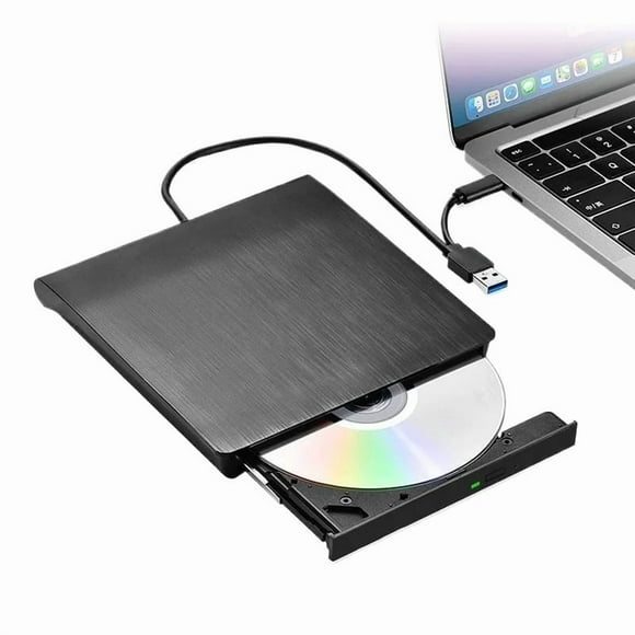USB 3.0 USB C External CD/DVD RW Drive Read Burner Portable DVD Player Optical Drives for Laptop PC ,Wide Compatibility