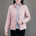 thumbnail image 3 of Kukoosong Women's Puffer Jackets, Winter Warm Zip Up Quilted Down Coat, Outdoor Casual Padded Keep Warm Cold Protection Parkas Jackets with Pockets, 3 of 7