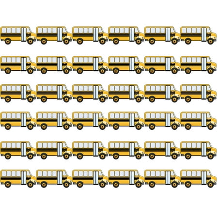 UPC: 0194629110391 | Hygloss School Bus Die Cut Border  72 Pieces