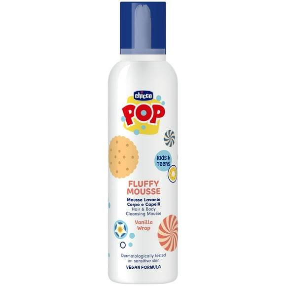 Chicco Espuma para el Cuerpo y Cabello Vainilla 200ml Pop