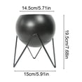 thumbnail image 3 of Macetas grandes con soporte | Macetas decorativas de suelo | Macetas elevadas para plantas de interior con orificios de drenaje, 3 of 6