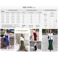 thumbnail image 5 of BTFBM Womens Floral Mesh Maxi Skirt Spring Summer Elastic High Waisted Boho Elegant Mermaid Long Skirts for Women, 5 of 9