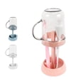 thumbnail image 1 of Kitchen Supplies Toothbrush Holder With Cup/Cover Contains 3 Slots Adjustable Height Toothbrush Stand Compatible With Toothpaste Toothbrushes And Conventional Toothbrushes, 1 of 8