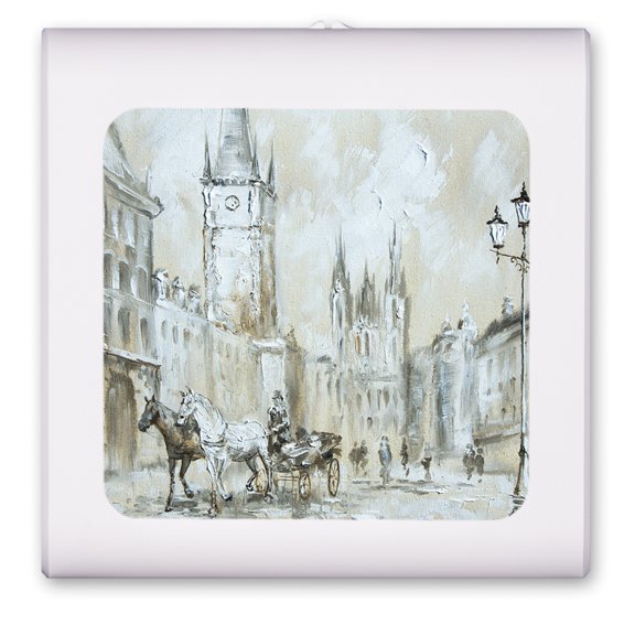 Plug in Dimmable LED Night Light with Dusk to Dawn Auto Sensor, Adjustable Brightness, Warm Light, Auto On/Off Nightlight for Bathroom, Hallway, Nursery, Bedrooms - Horse Drawn Carriage in London