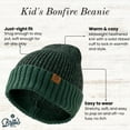 thumbnail image 2 of Britt's Knits Bonfire Rib Knit Cuff Beanie - Green (Kid's), 2 of 6