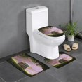 thumbnail image 1 of Bebé Yoda Juego de 3 alfombras de baño de coral fleece: tapete de baño + alfombra de inodoro en forma de U + funda de tapa de inodoro en forma de O, 1 of 6