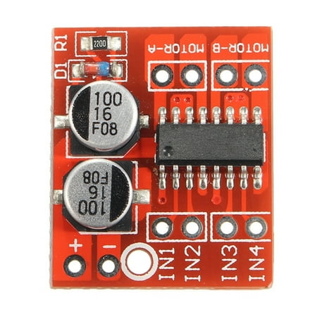 Dual Speed Motor - 24.7 x 21 x 7mm Mini Dual Channel DC Motor Driver Module L298N PWM Speed Control Built-in TSD