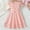 Pink, variant on NAISIBABY Girls Princess Dress, Ruffle Sleeve Bow Lace Mesh Party Pageant Dress Blue 9-10T