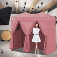 thumbnail image 2 of EAGLE PEAK 8x4 ft Double Room Outdoor Privacy Changing Room, Portable Pop-up Shelter for Beach, Pool, Photoshoots or Dressing Room, Pink, 2 of 10