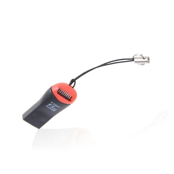 Thinsony Mobile Phone Camera USB 2.0 Memory Card Reader with Lanyard Portable 480Mb/s TF Cards Adapter Reading Device Desktop PC
