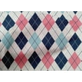 thumbnail image 4 of oneOone Cotton Poplin Denim Blue Fabric Argyle Check Quilting Supplies Print Sewing Fabric By The Yard 42 Inches Wide, 4 of 4