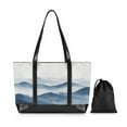 thumbnail image 7 of FORMRS Laptop Tote Bag for Women with 15.6" Computer Compartments Handbag, Watercolor Mountains, 7 of 7