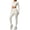 D9/White, variant on Afdoent Womens Workout Set Solid Color Breathable Workout Yoga Long Sleeve And Pants For Fitness Running Exercise Activewear Outfit Fashion Clothes