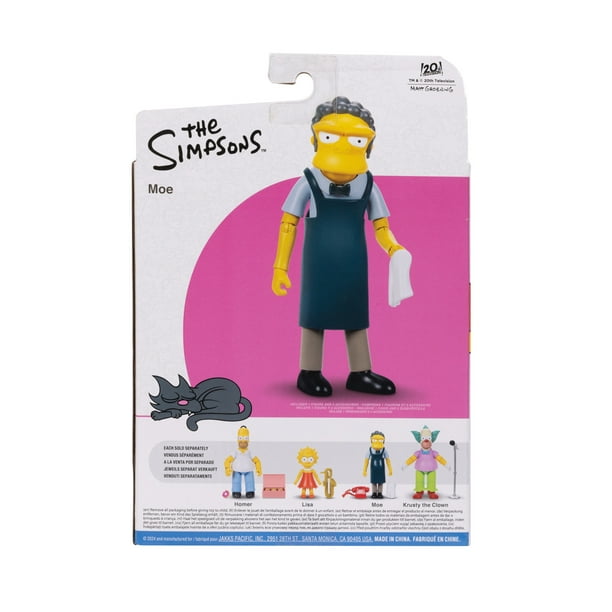 moe The Simpsons 5 inch Moe Action Figure with Accessory for