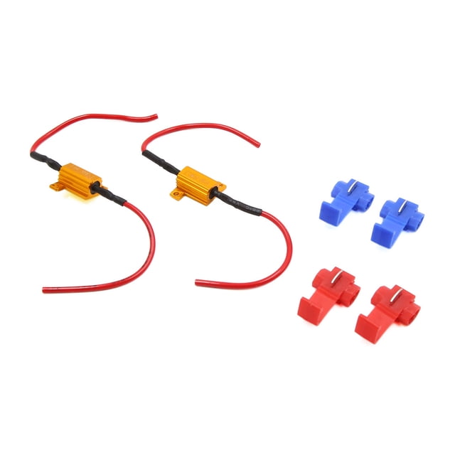 2Pcs Resistencia de Carga Fit Bombilla LED Hiper Flash Intermitente de Giro de 10W 39Rj 39 Ohm