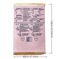 thumbnail image 4 of Prayer Mat With Arabic Recitation And English Reading Guidance For Daily Home And Travel Use 10 in x 20 in, 4 of 6