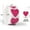 A, variant on 500pcs Heart Stickers Roll, Pink Heart Adhesive Labels for Valentine’s Day Gift Packaging, Cards, Envelopes, Scrapbooking, Party Decorations and DIY Crafts