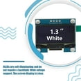 thumbnail image 3 of pitrice OLED Module 3.3V/5V 12C Interface Tabletop Displaying Device Self-lighting Screen Stable Performance FR4 Tabletops LCD Screens White GND, 3 of 7