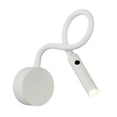 thumbnail image 1 of Lámpara de pared LED Luces de noche Apliques flexibles de 3 W Blanco cálido 3000 K Luz de pared para Interruptor de cabeza blanca, 1 of 8