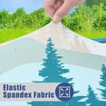 thumbnail image 3 of decorUhome Round Spandex Fitted Tablecloth for 57"-68" Tables, Washable Picnic Table Cover with Elastic, Washable Reusable Table Cloth for Dining, Forest, 3 of 8