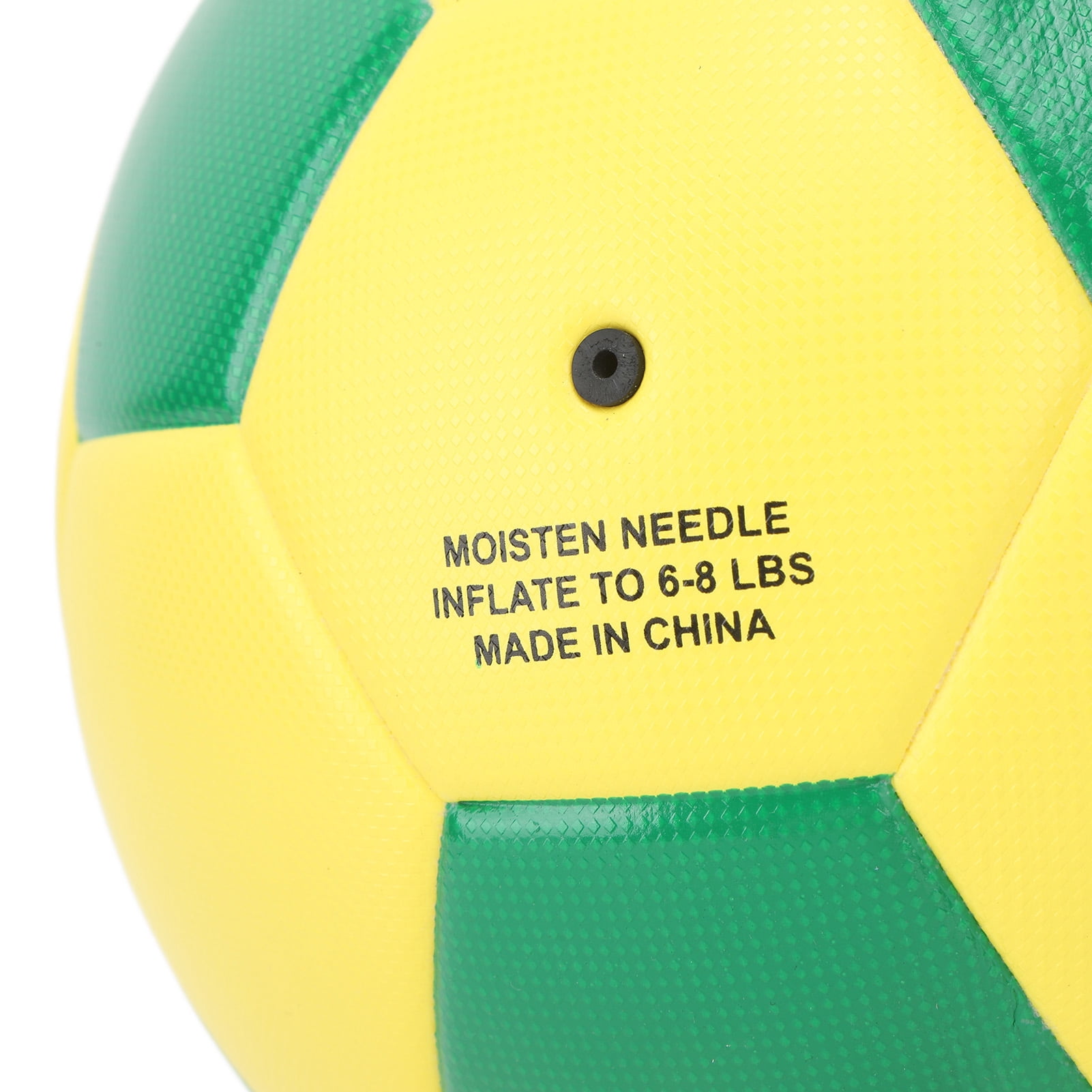 M Buder Size 5 Soccer Ball PU Waterproof Elastic Training Football for Practice Game Kids Adults Yellow Green Official Match Standard 8.3 inches / 21 cm