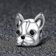thumbnail image 1 of Plata de Ley 925 socios leales Bulldog Francés perrito cuentas de animales aptos para mujeres pulseras con dijes joyería para perros, 1 of 3
