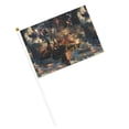 thumbnail image 3 of Handheld Flag Double-Sided Hand Waving Flag 8.2×5.5in Used For Team Activities Or Decoration In Decorative Places Celebrating Independence Day (8) Six Piece, 3 of 8
