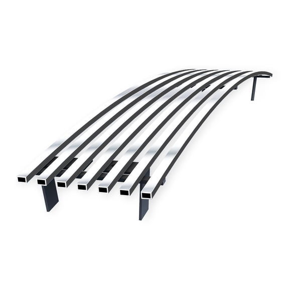 APS Compatible with GMC Sierra 1500 2007-2013 & 07-10 Sierra Denali 2500HD 3500HD Lower Bumper Stainless Steel Chrome 8x6 Billet Front Grill Grille Insert G65814C