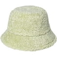 thumbnail image 5 of CoCopeaunts White Bucket Hat for Men Solid Color Lamb Plush Fisherman Hat Soft Comfortable Foldable Bucket Caps for Unisex, 5 of 8