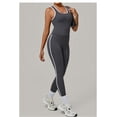 thumbnail image 3 of SKQIT Womens Workout Set Two Piece Racerback Color Block Sports Bra Matching High Waist Leggings Gym Work Pilates Outfits, 3 of 7
