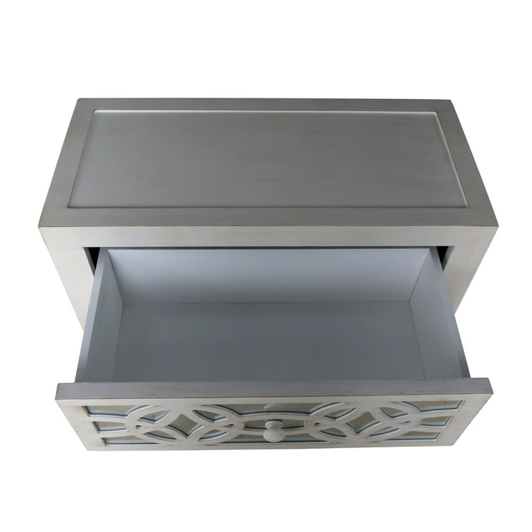 River of goods glam slam 3 online drawer mirrored chest