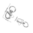 thumbnail image 2 of USHOBE Swivel Snap Hooks Stainless Steel Silver 1Pack for Outdoor Enthusiasts, 2 of 8