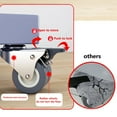 thumbnail image 3 of Support de Base pour Machine à Laver, Support de Réfrigérateur Antidérapant 4 Pieds Robustes Roue Universelle pour Réfrigérateur pour Sécheuse, 3 of 7