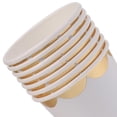 thumbnail image 4 of Paquete De Vasos Desechables De Papel Chapado En Oro 8pcs Para Cumpleaños / / Catering BLESIY Tazas de papel, 4 of 7
