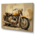 thumbnail image 2 of Designart "Minimalistic Motorbike IV" Motorcycle Canvas Prints, 2 of 7