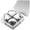 B, variant on Heart-Shaped Stainless Steel Reusable Ice Cubes, 304 Metal, Keeps Drinks Cold Without Dilution, Elegant for Whiskey and Cocktails, Size 3.7cm, Set A.