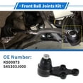 thumbnail image 2 of Unique Bargains 2 Pcs Front Lower Ball Joints for Hyundai Veracruz 07-12 No.K500073/545303J000, 2 of 7