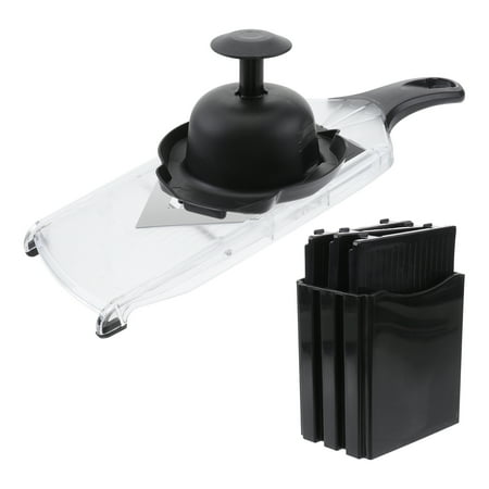 

Adjustable Mandoline Fine to Thick Slice Vegetable Lattice Cutter Silcer for Cheese Onion Potato Chips and Lemon