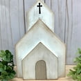 thumbnail image 4 of Easter Tiered Tray Decor He is Risen Resurrection Scene Jesus Tomb Nativity Christ Statue Easter Decorations Religious Wooden Signs He is Risen Tiered Tray Decor Faith Spring Holidays Farmhouse Decor, 4 of 8