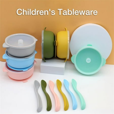 

Children s Tableware Silicone Suction Bowl Safe Bowl For Child