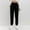 *Black, variant on ClodeEU Women's Velvet Jogger Pants with Stretch Waist and Pockets,Trendy Casual Sweat Pant Black,Womens Plus M