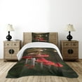thumbnail image 4 of Ambesonne Fantasy Quilted Bedspread Set 2 Pcs, Mythical Mushroom, Twin Size, Multicolor, 4 of 5