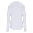thumbnail image 4 of Garbnen M-4XL Womens Sun Protection Jacket Long Sleeve Full Zip Hoodie Woman with Pockets Summer Hiking Outdoor Womens Sun Shirt with Thumb Holes White M, 4 of 5