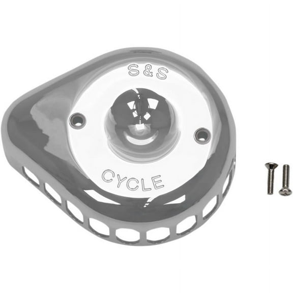 S&S Cycle 170-0366 Stealth fits Mini™ Tear-Drop Air Cleaner Cover - Chrome (Black)