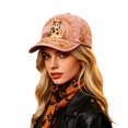 thumbnail image 7 of Wide Brim Sun Hats Halloween Baseball Cap with Cute Embroidery Hat, 7 of 7