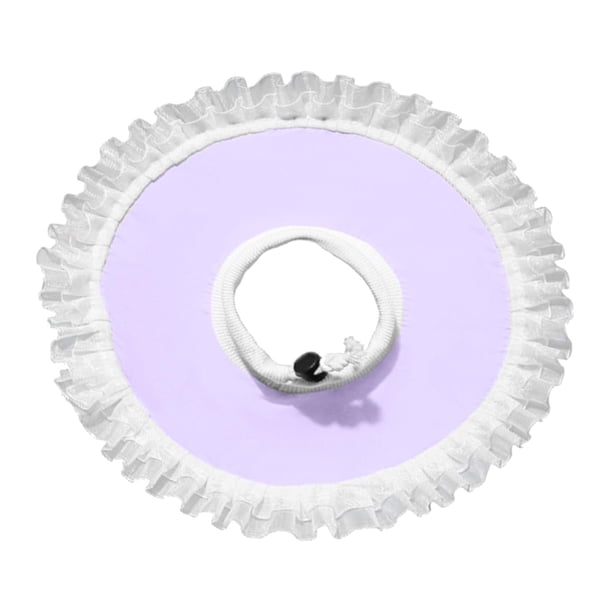 Collar cónico para gatos jinwen arnés para perros protector de cuello L Morado